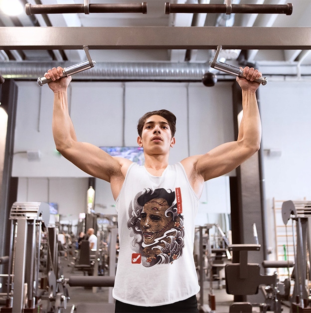 TANK TOP HORROR/ROCK LEATHER FACE Rozmiar M