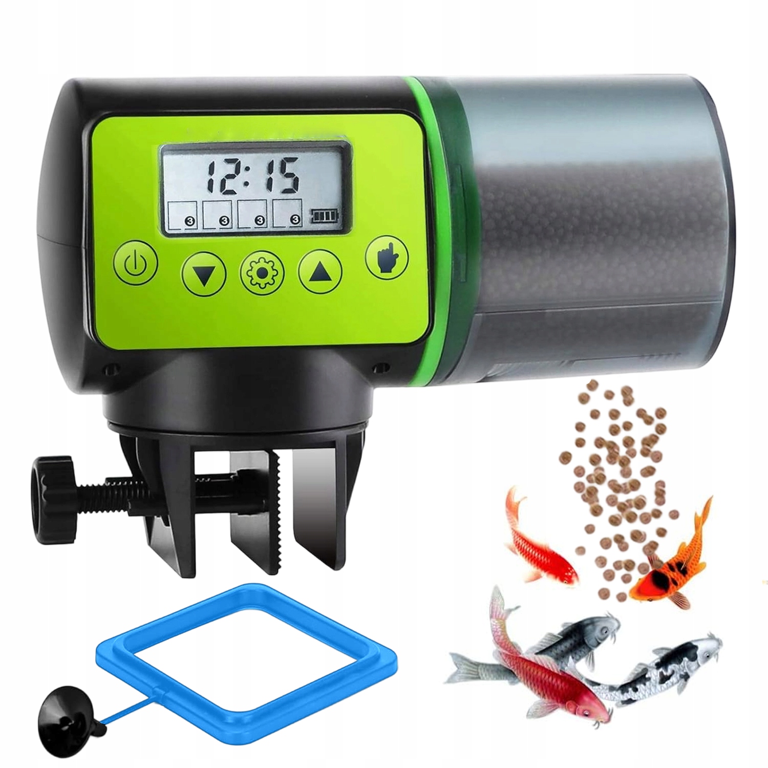 Levně Automatické Krmítko Pro Ryby Do 4 Krmení, 2 Metody Montáže, Velká Kapacita