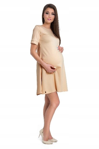 NATALIA trapezowa ciążowa sukienka _ XL / 42 Rozmiar L/XL