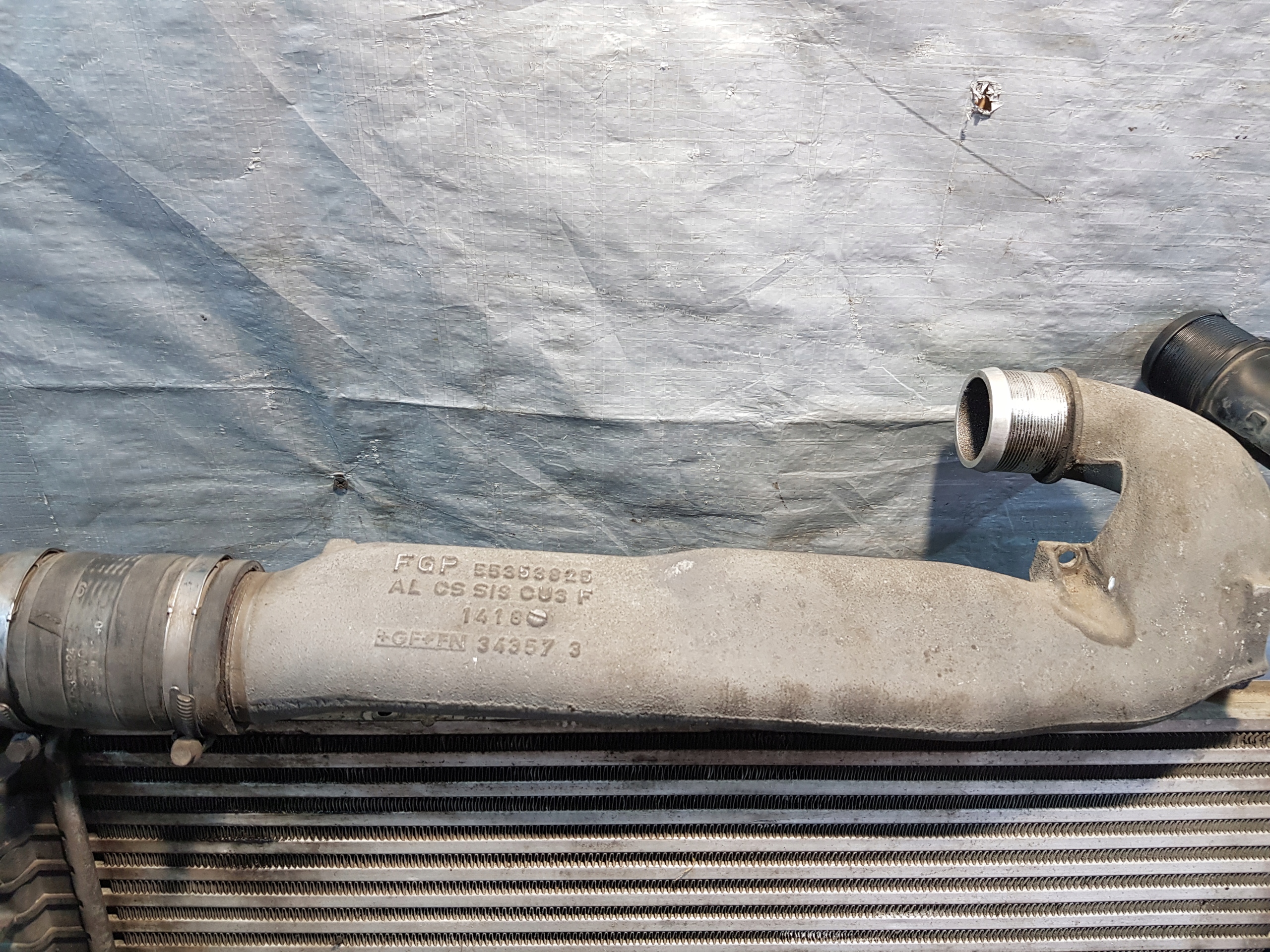 INTERCOOLER Kühler luft+RURY OPEL ZAFIRA B 1.9 CDTI 13223393
