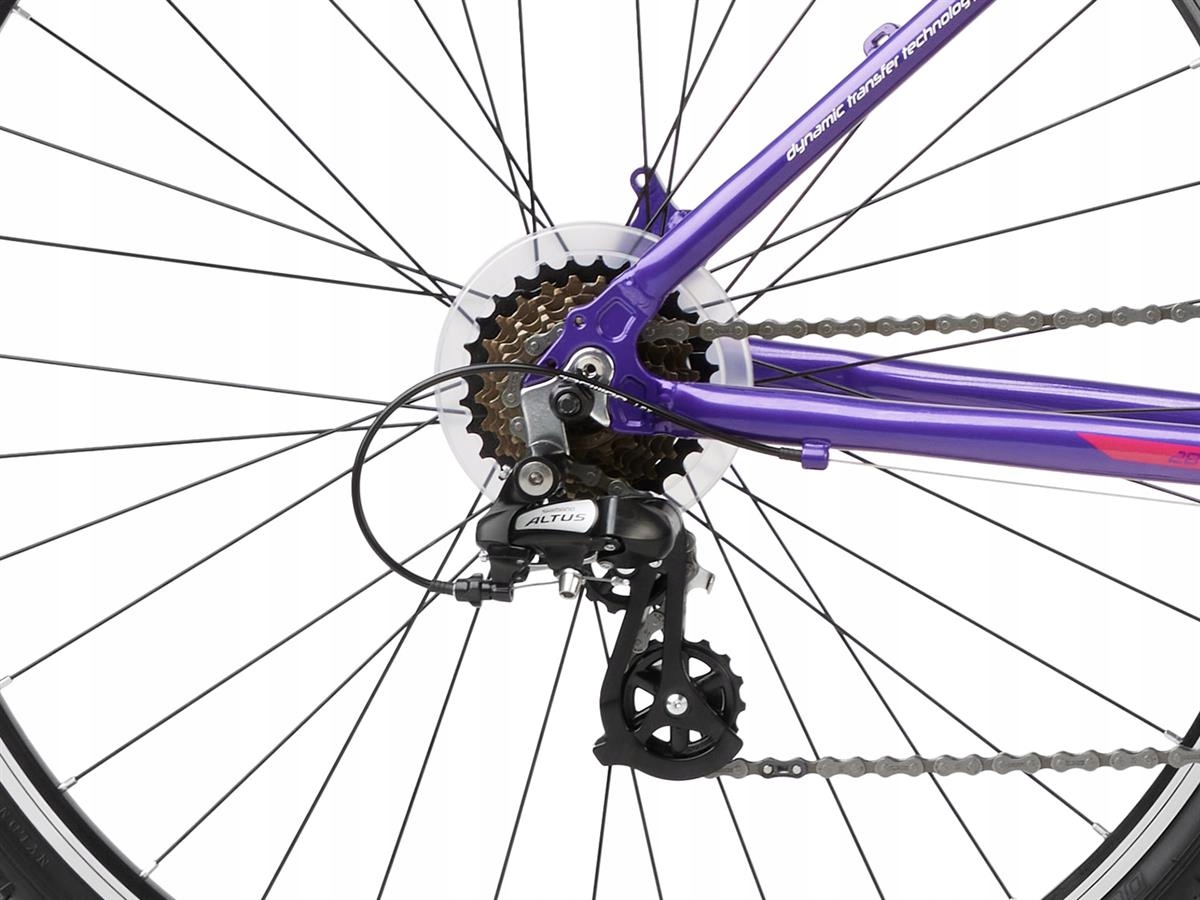 2328542 - 19 L Rower ROMET Orkan D Lite fioletowo-różowy Rozmiar ramy 19 cali