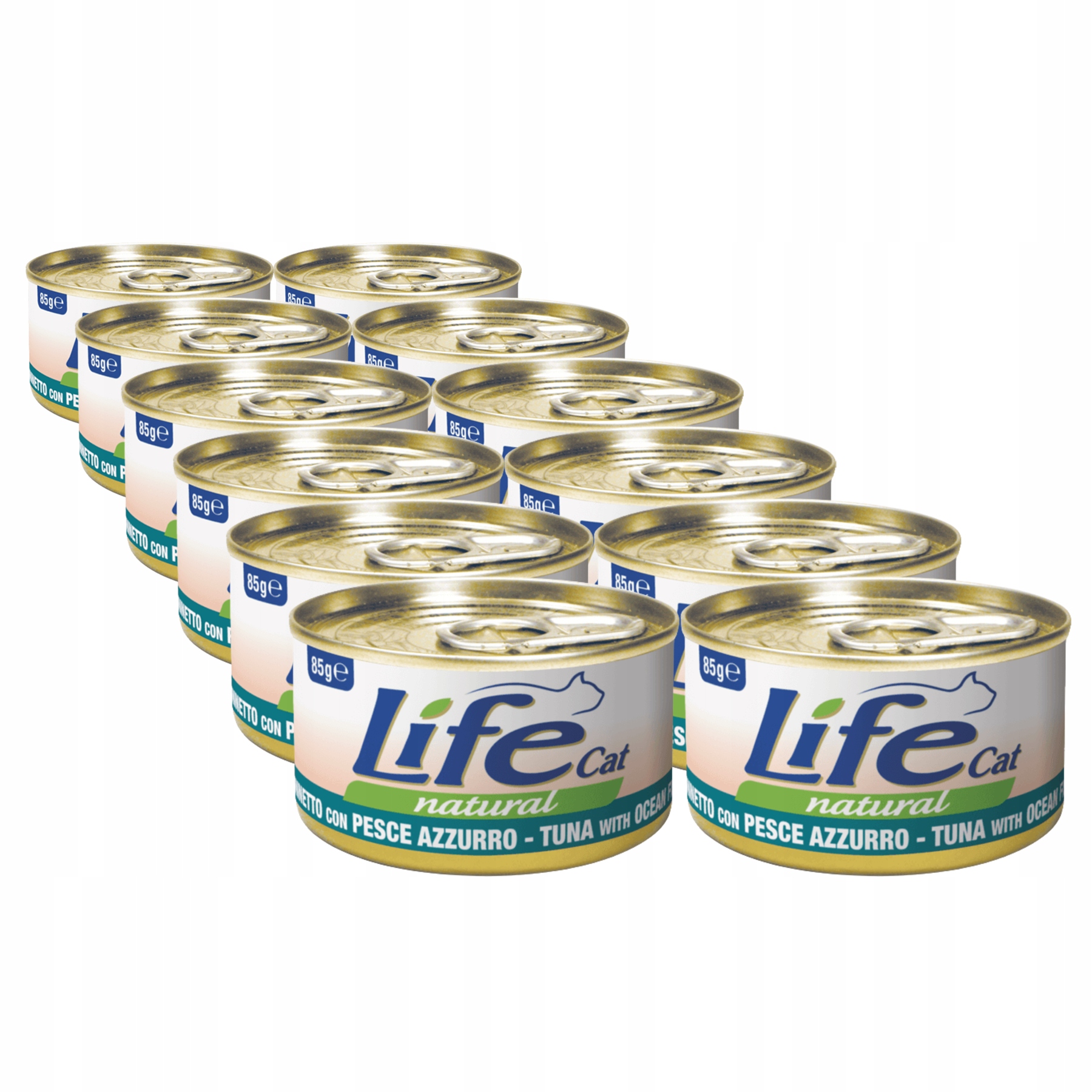 Levně Life Cat Natural Krmivo pro kočky konzerva 12x85 g tuňák Ryba modrá