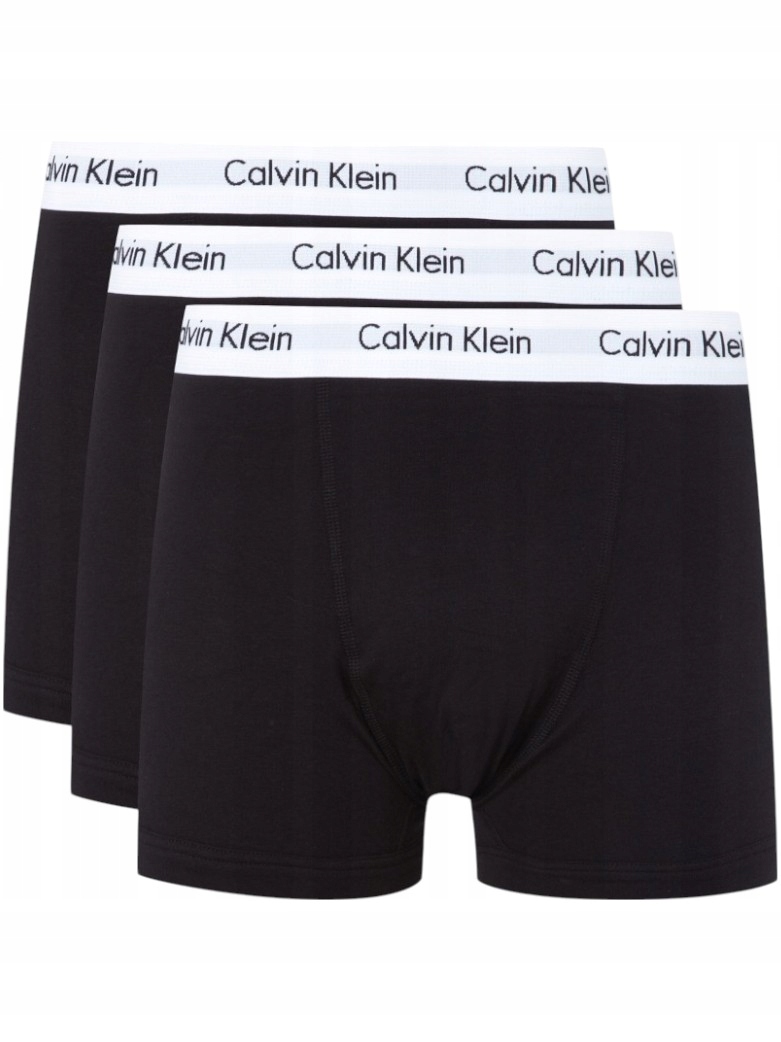 Pánské slipy Calvin Klein U2662-001, 3 ks, černé, bavlna , velikost S