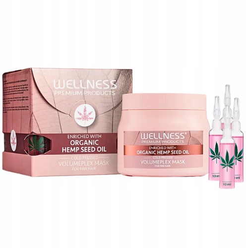 Wellness Premium Products Volumeplexová maska pro jemné vlasy 500 ml