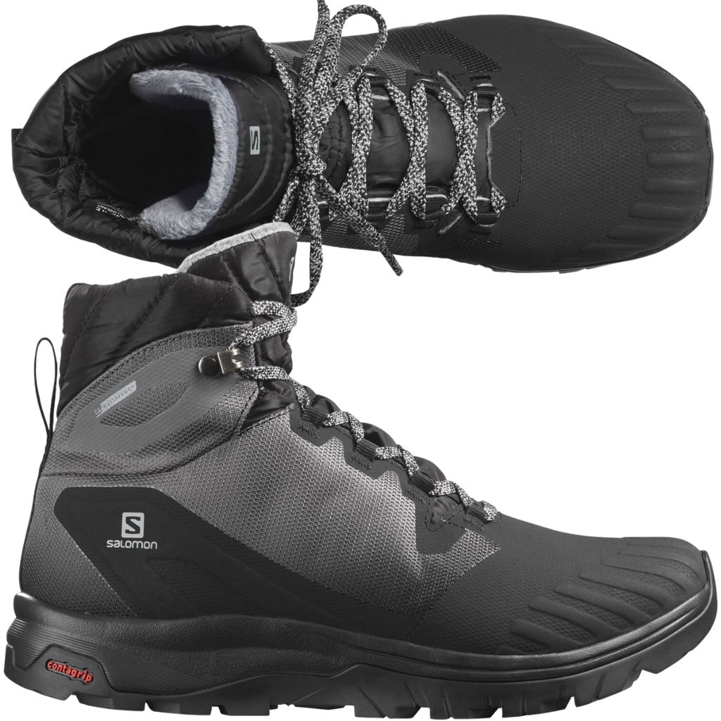 Dámské zateplené zimní boty Salomon Vysoké voděodolné Trekking 38