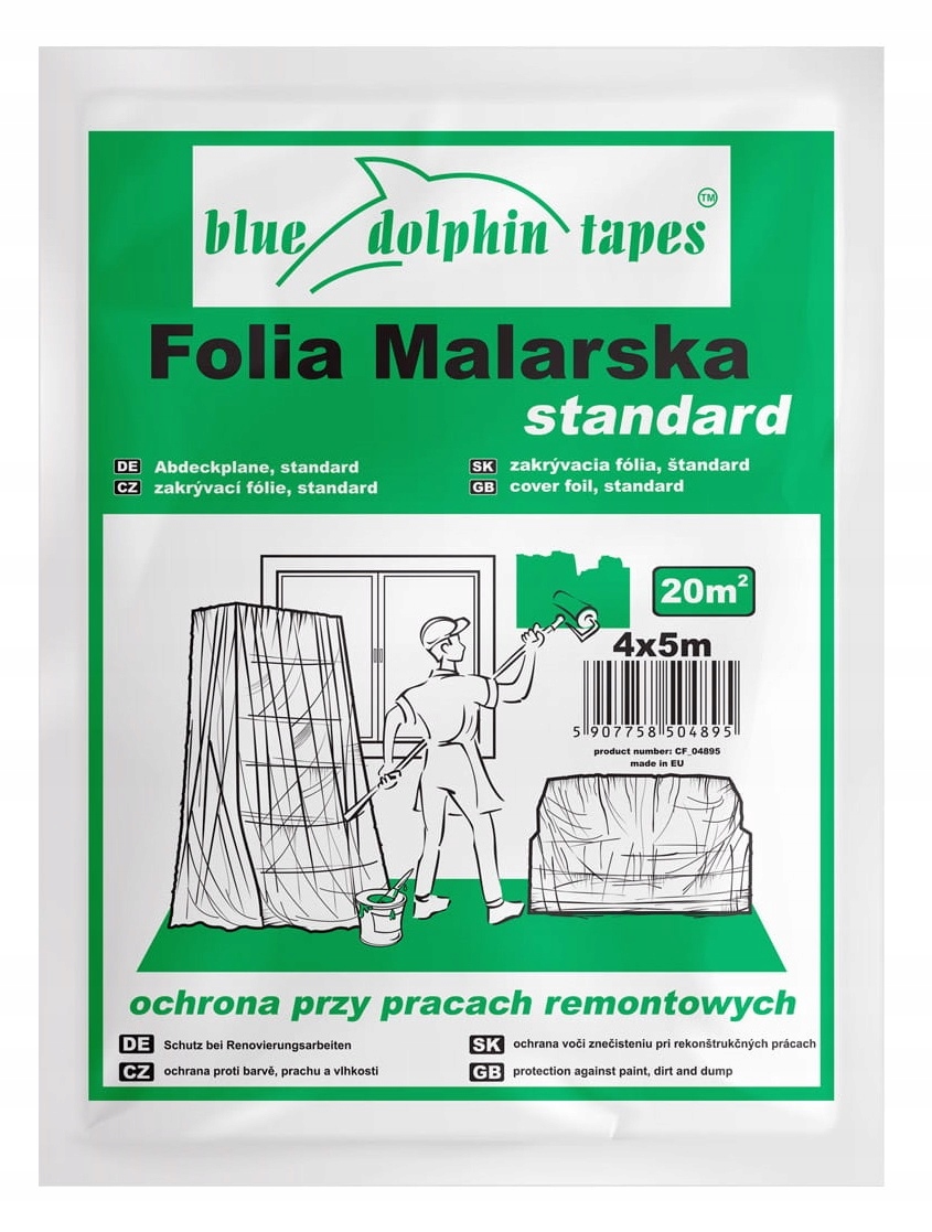 

Folia Malarska Ochronna Standard Blue Dolphin