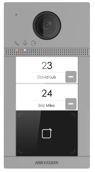 Bránová stanica Hikvision Videovrátnik DS-KV8213-WME1(C)/Flush