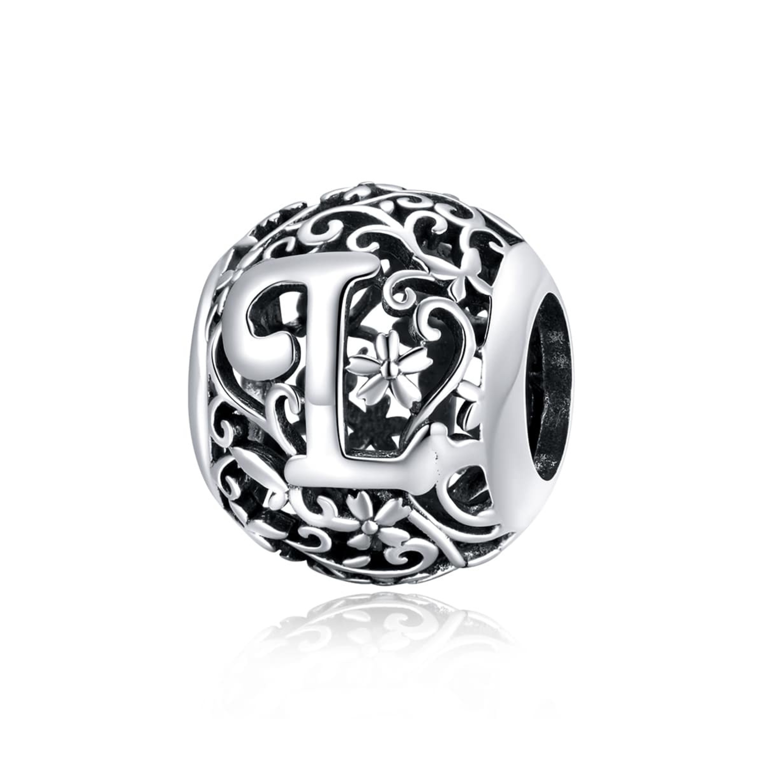 

Zawieszka Charms Litera L Srebro 925 Moda Trusky