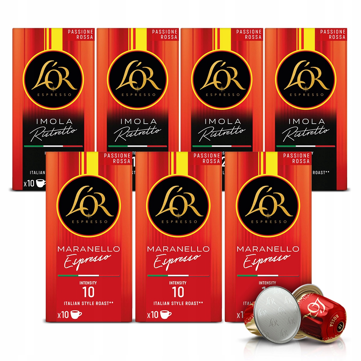Kapsułki do Nespresso(r)* L'or Espresso, Ristretto 5+2 opakowania Gratis!