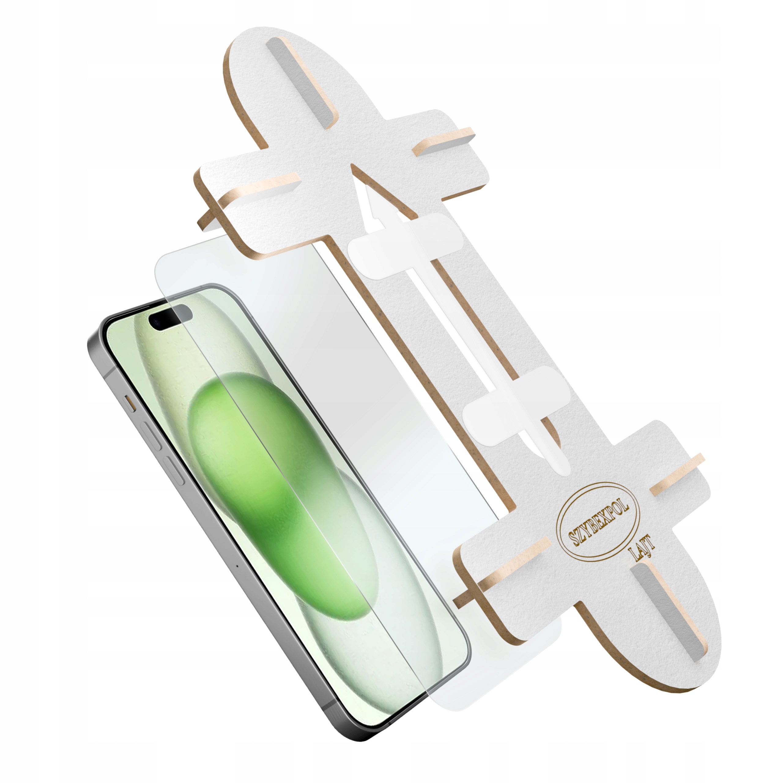 Antyodciskowa folia ochronna z aplikatorem do Apple iPhone 15