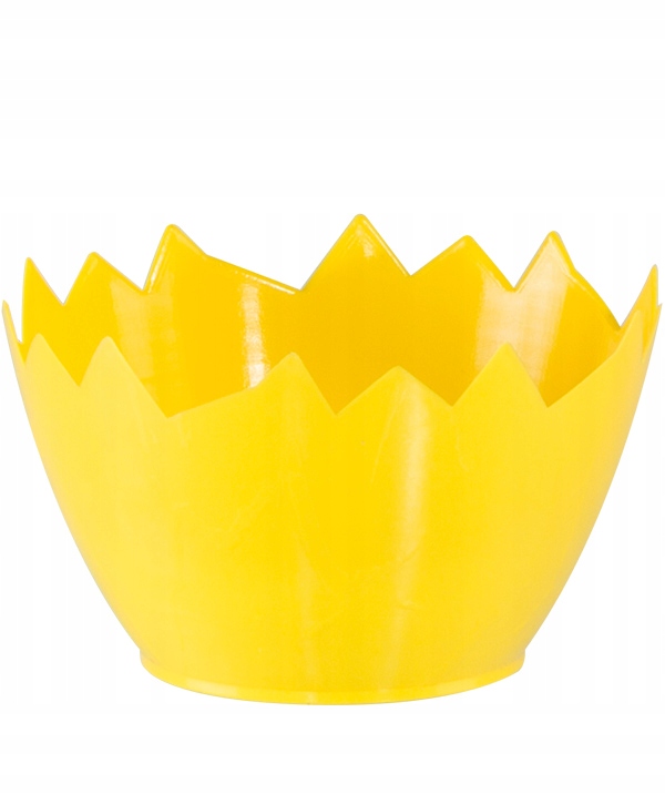 

Skorupka 12 cm osłonka doniczka wielkanocna żółty