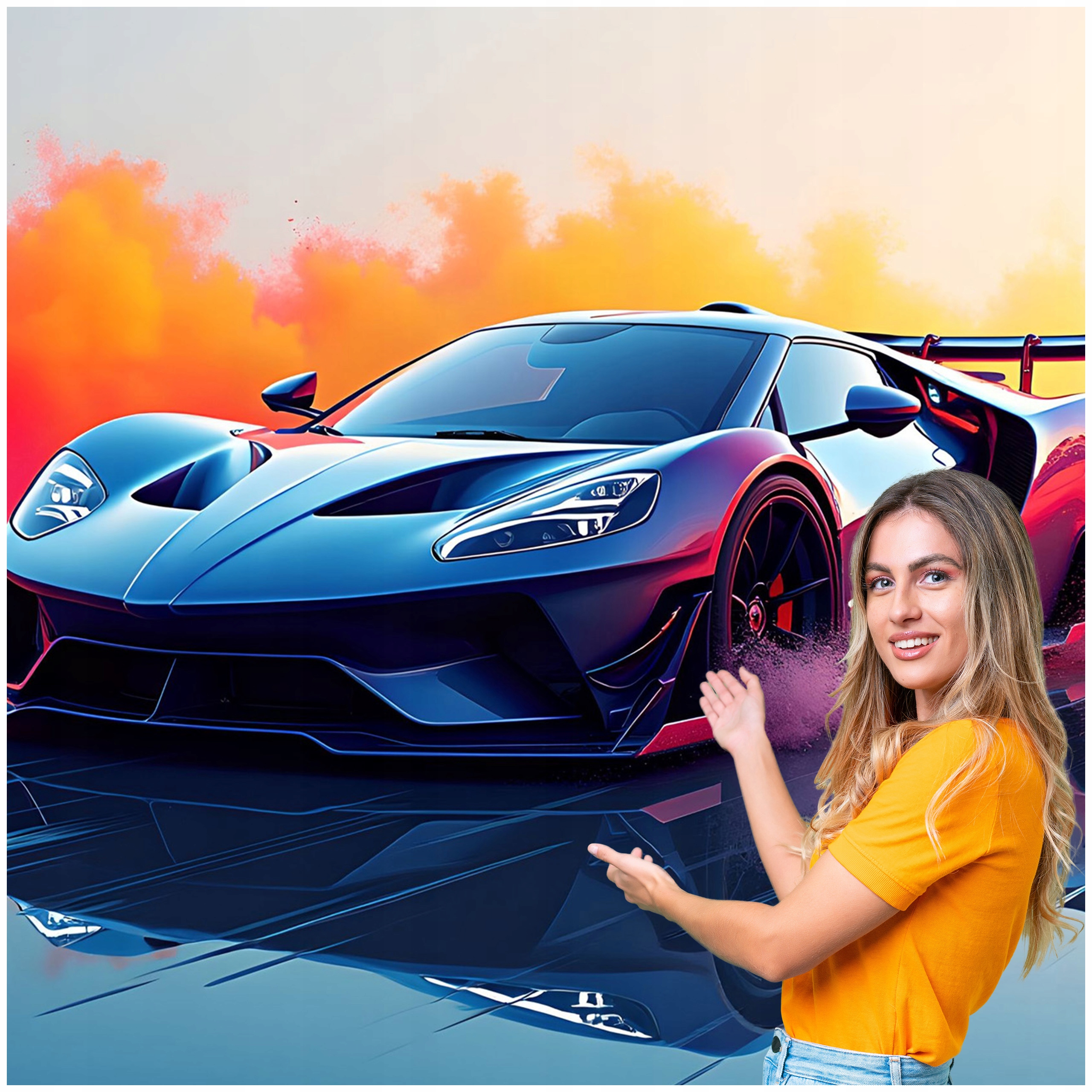 3D fototapeta pre mládež Auto Motocykel 490x280 DMSM28F