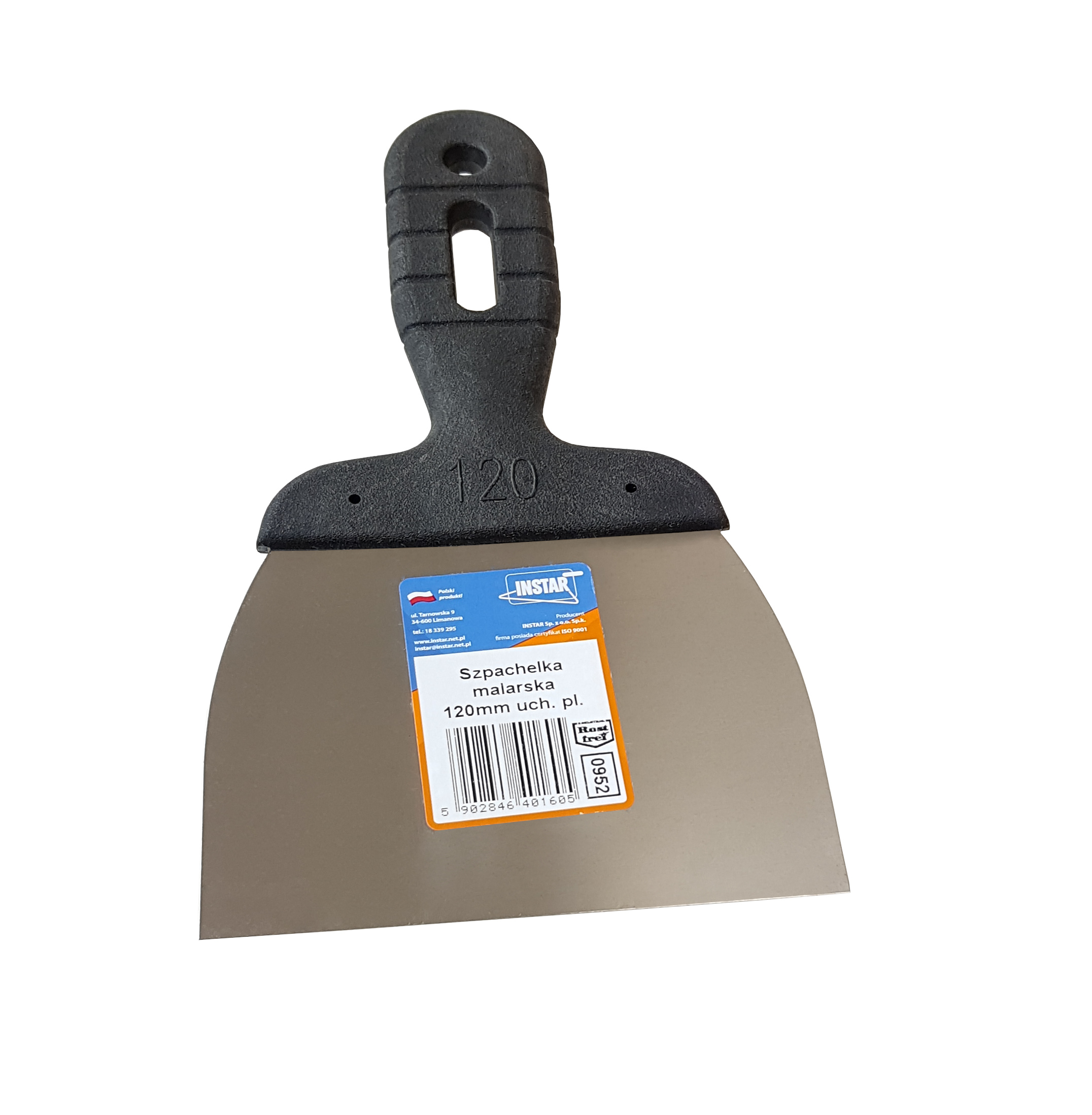 

Szpachla malarska nierdzewna szpachelka 120 mm