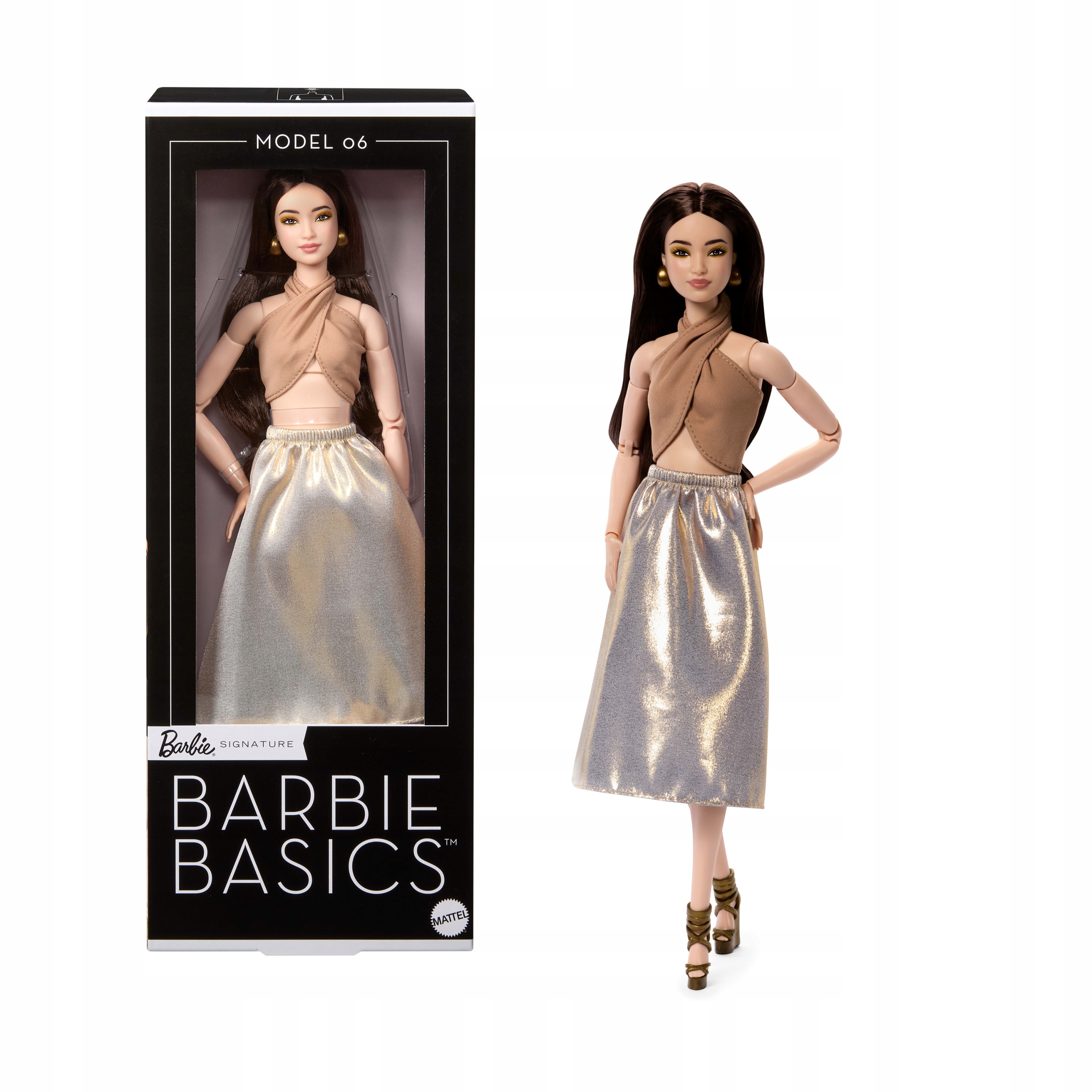 Barbie Signature Barbie Basic Model 06, lalka kolekcjonerska JJX25