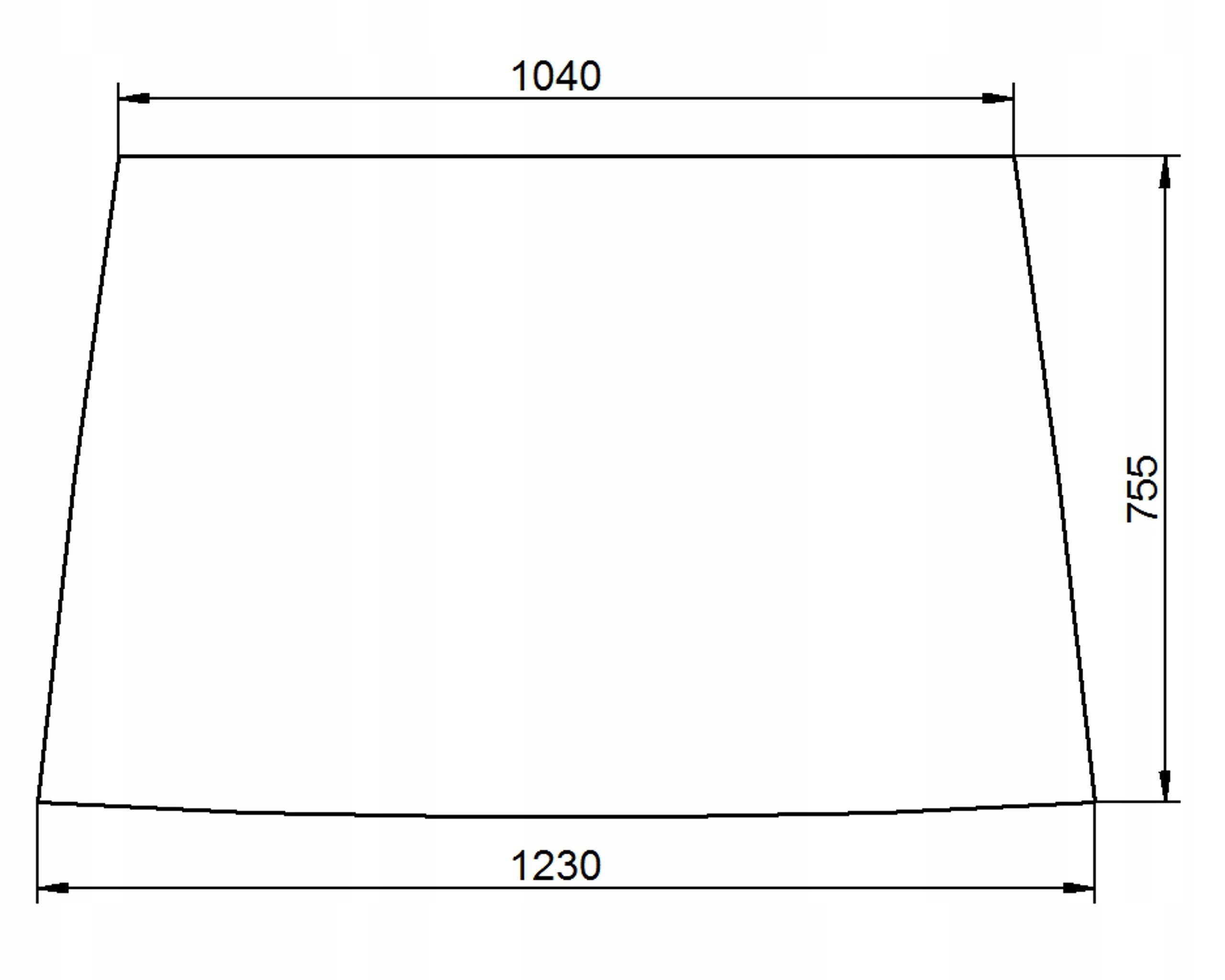 sklo David Brown přední