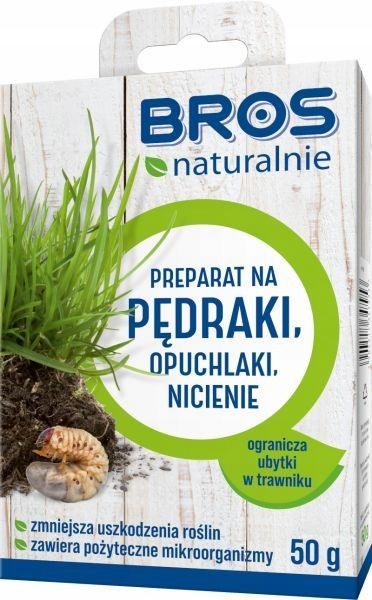 Preparat na pędraki, nicienie, opuchlaki Bros 50g