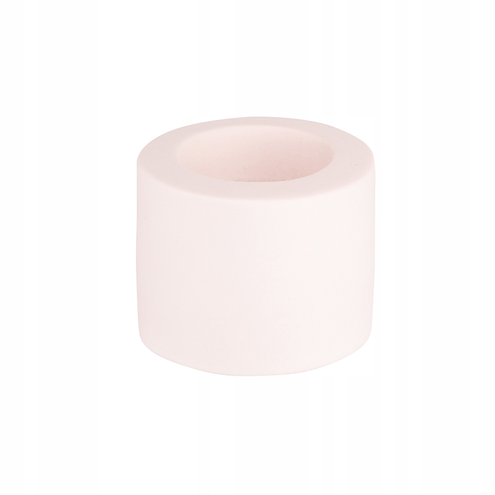 

Świecznik Tealight Ceramiczny Różowy Loftowy