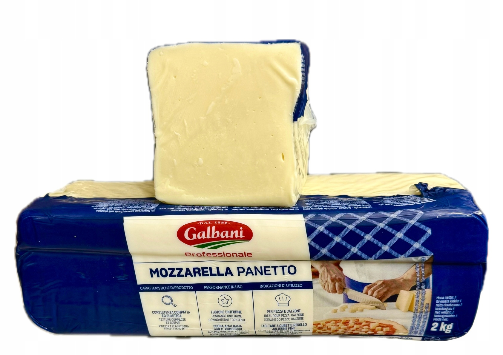 Mozzarella Galbani Cały Blok 2KG.