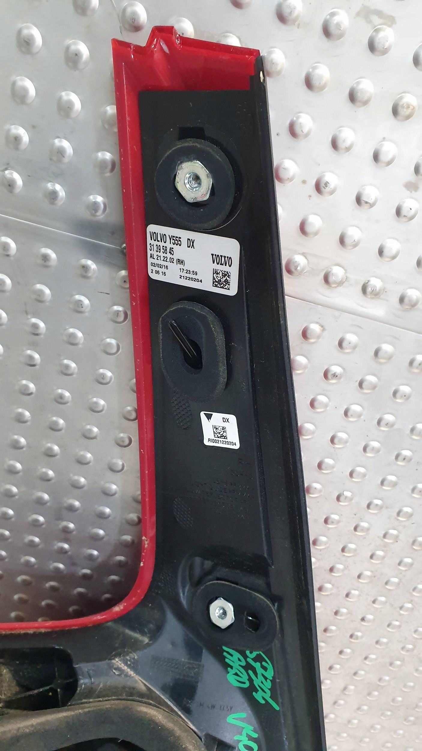 light rear part right VOLVO V40 II 31395845 12
