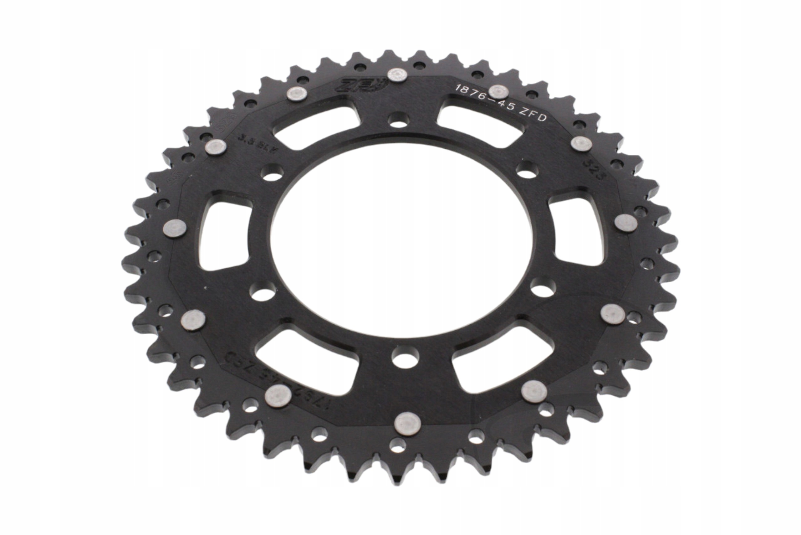Zadný úpon Zf Dual ZFD-1876-45-BLK 45Z 525 čierny Yamaha Tenere