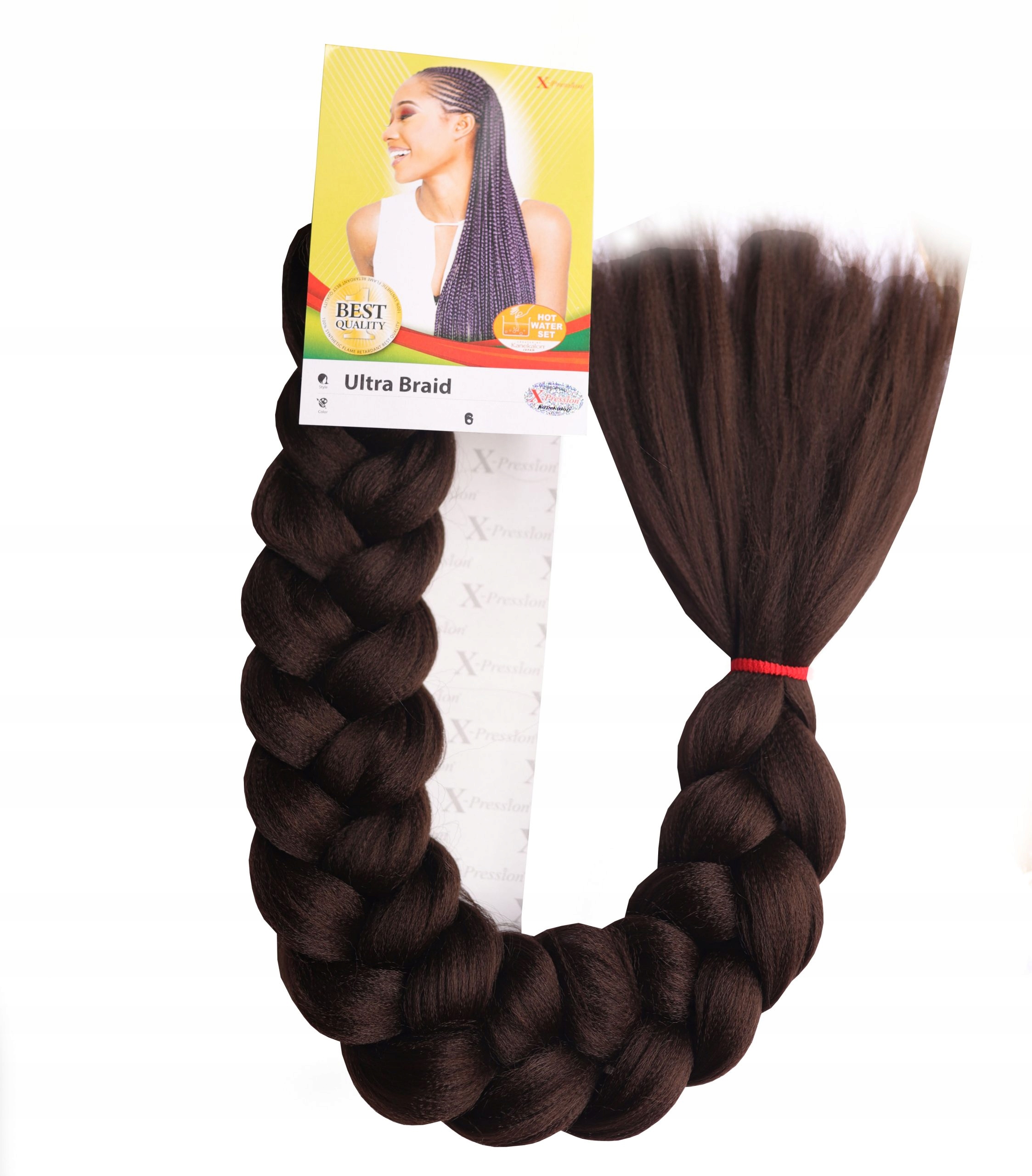 

Włosy syntetyczne X-pression 200cm 165g #6