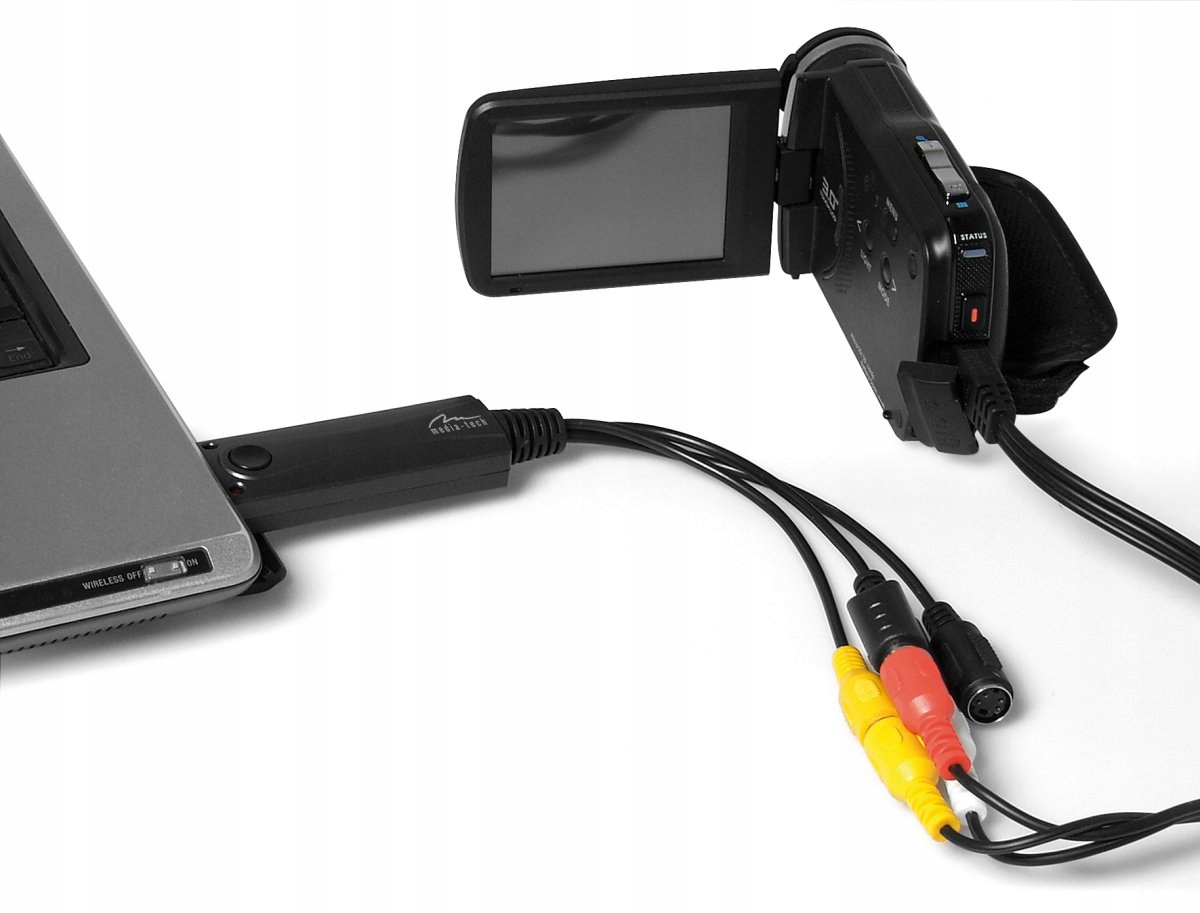 Grabber VIDEO USB ZGRYWANIE z kaset VHS kamer PC Model Grabber