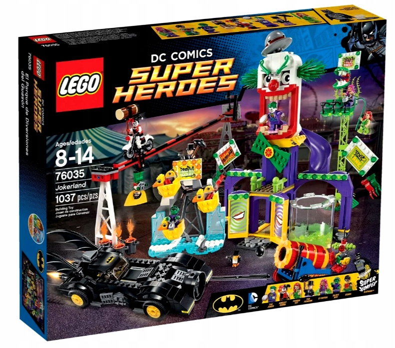 Lego 76035 Heroes Jokerland Pozor Popis