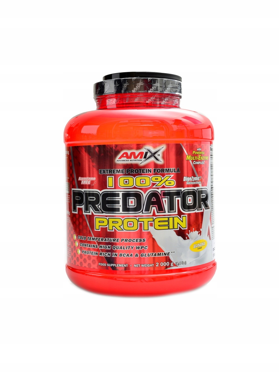 Whey Pro Predator protein 100% 2000 g banán
