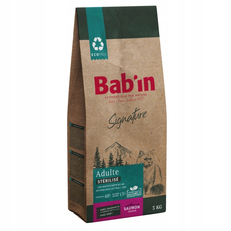 Bab'in Signature Neutered Adult losos pro kočky 3kg