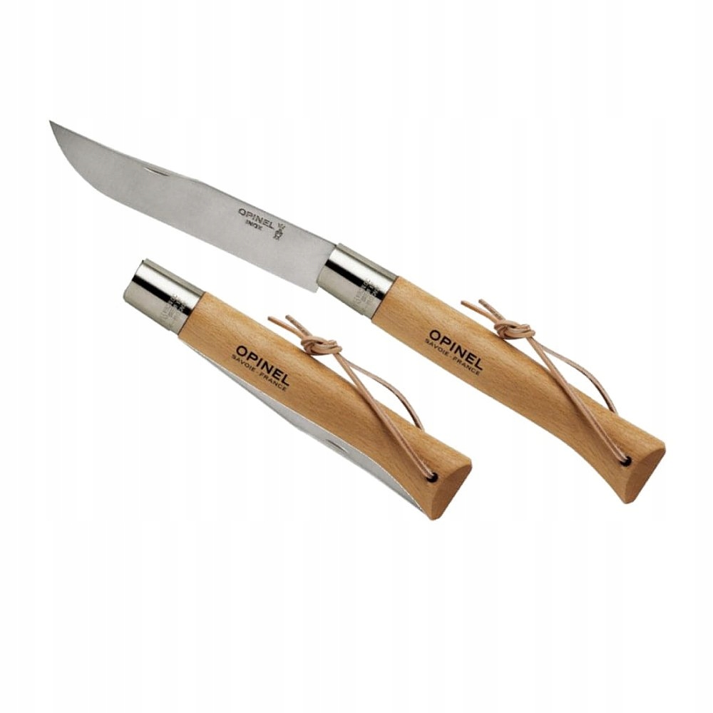 Nóż Turystyczny Składany Opinel No.13 Stal Sandvik 12C27 Drewno Bukowe