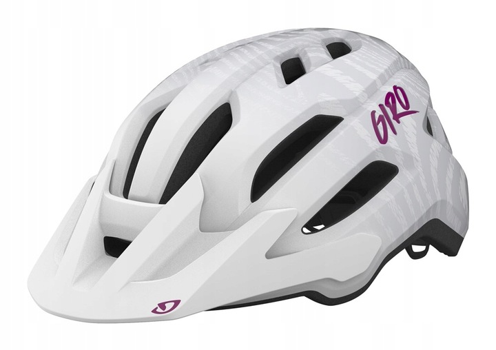 Cyklistická přilba Giro Fixture II Matte White Pink S/m 50-57 cm