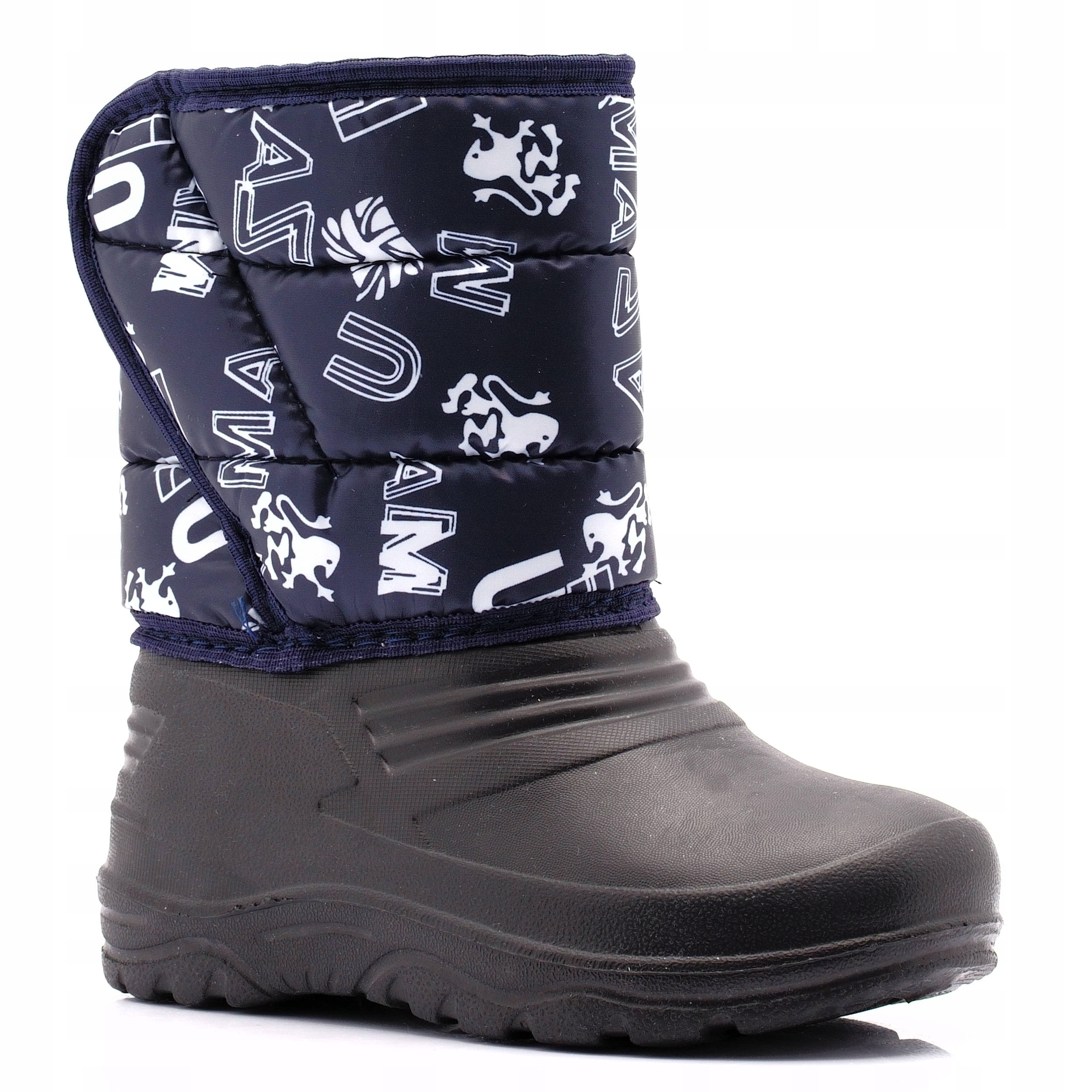 ŚNIEGOWCE BUTY OCIEPLANE KALOSZE DZIECIĘCE 30