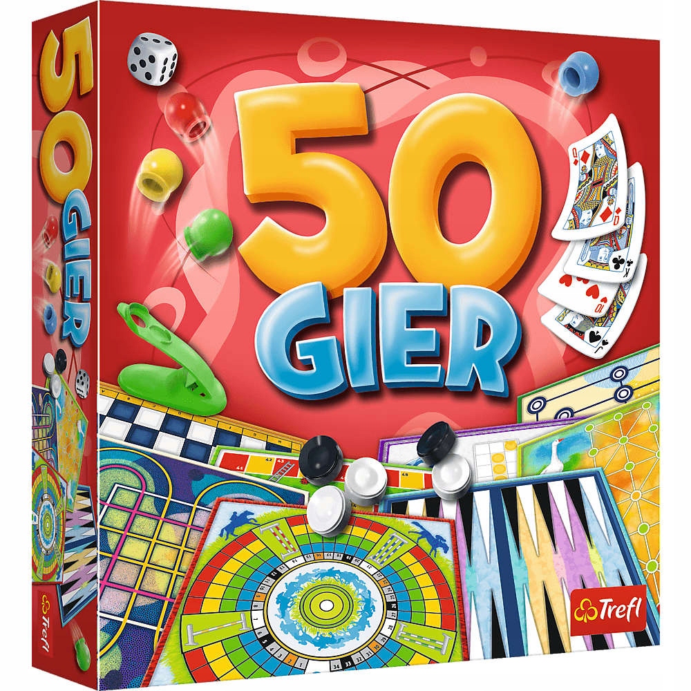 

50 Gier Klasycznych Gry Planszowe I Karciane Trefl