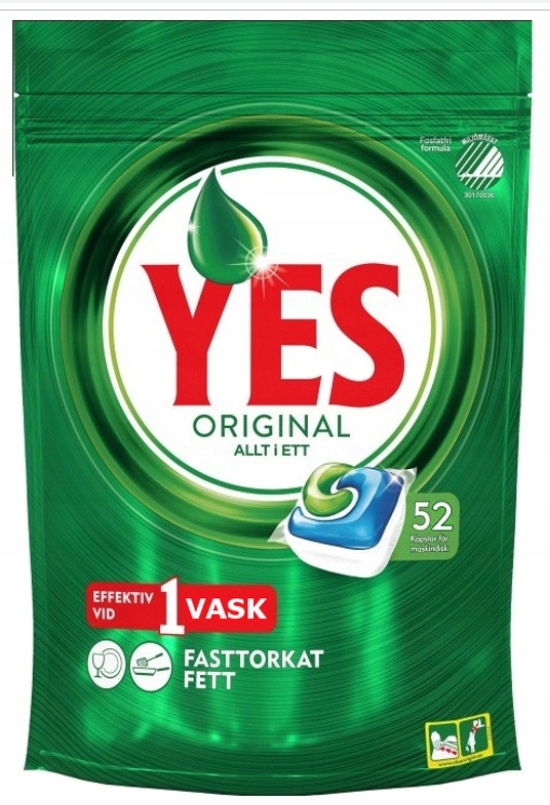 

Kapsułki do zmywarki Yes Fairy All-in-1 52szt