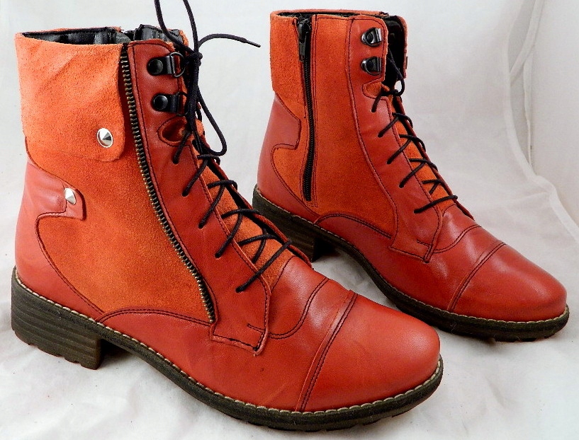 STYLOWE KOZAKI SZTYBLETY OFICERKI SKÓRA NAT K-2663 Rozmiar 41