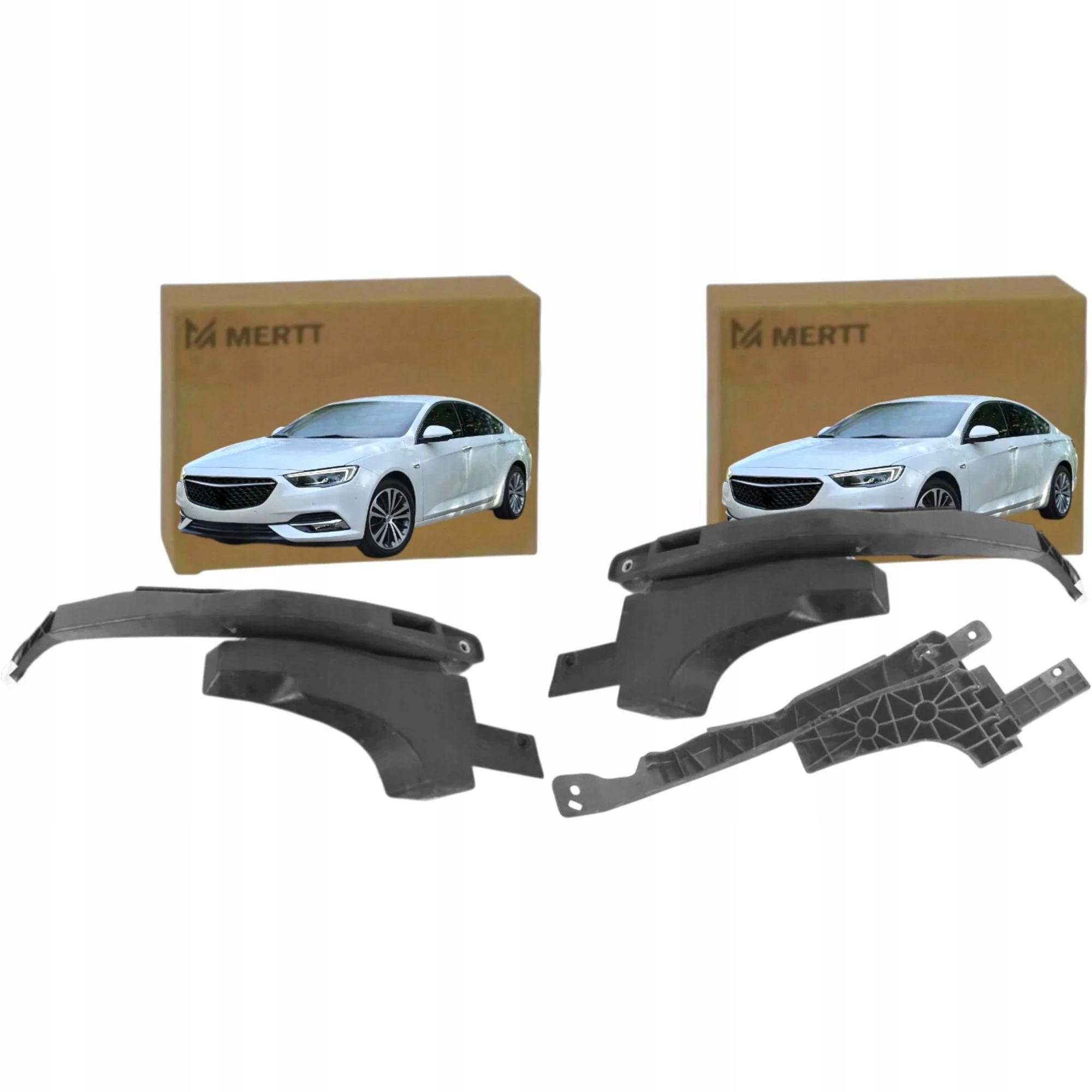 Skluznice upevnění úchytů Nárazníku Přední Levá Pravá Opel Insignia B 17-20