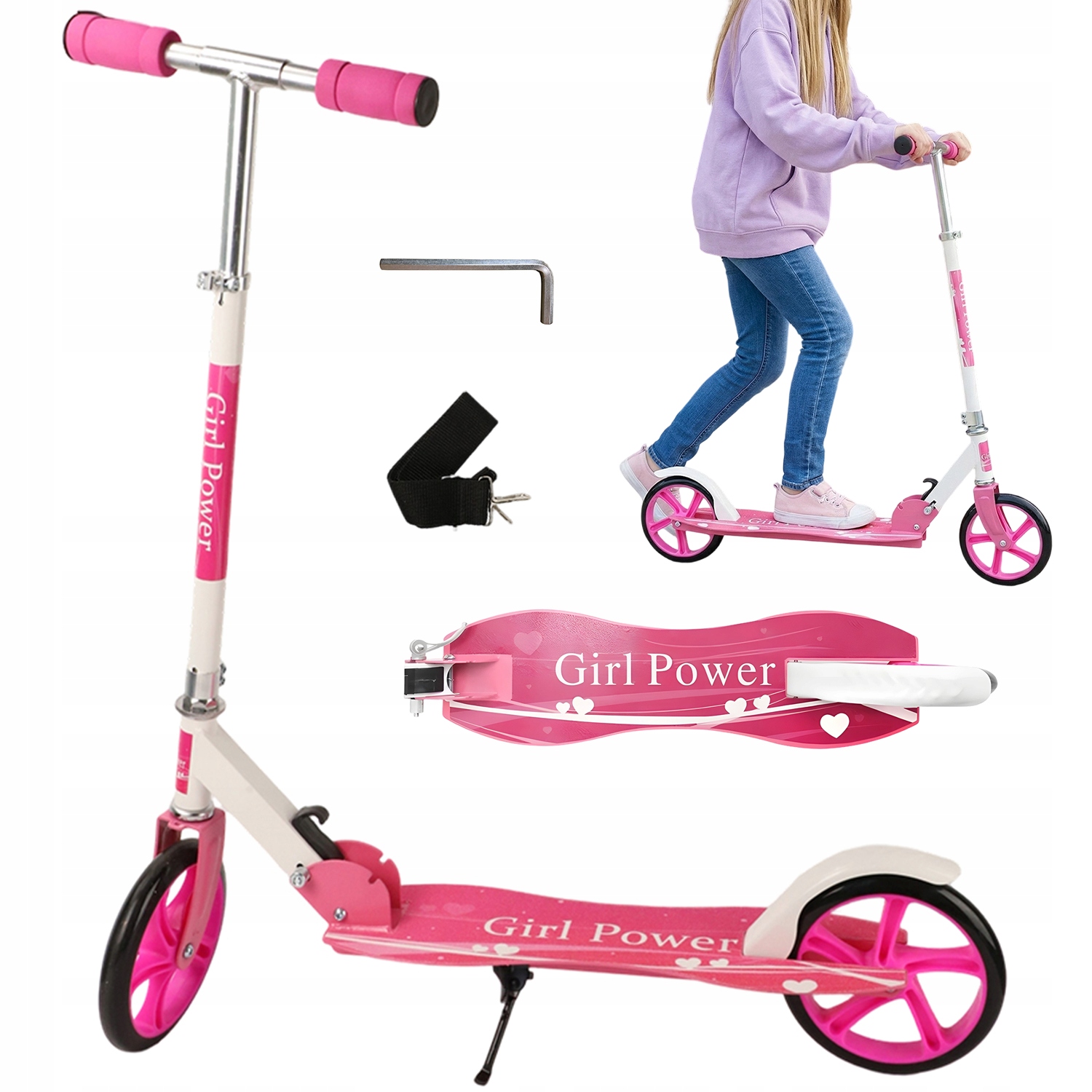 Hulajnoga Miejska Dwukołowa Osłona Przeciwbłotna Ergonomiczna Dla Dzieci