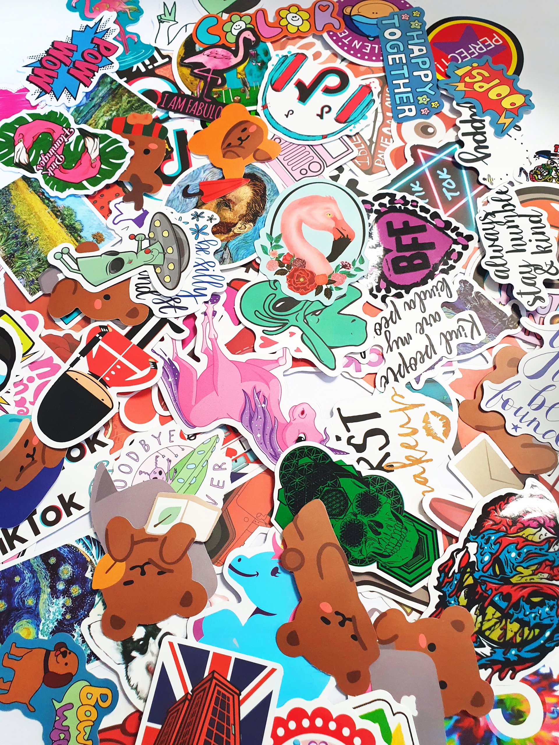 

Naklejki Wlepy Stickers Bomb Top MIX 100 Szt