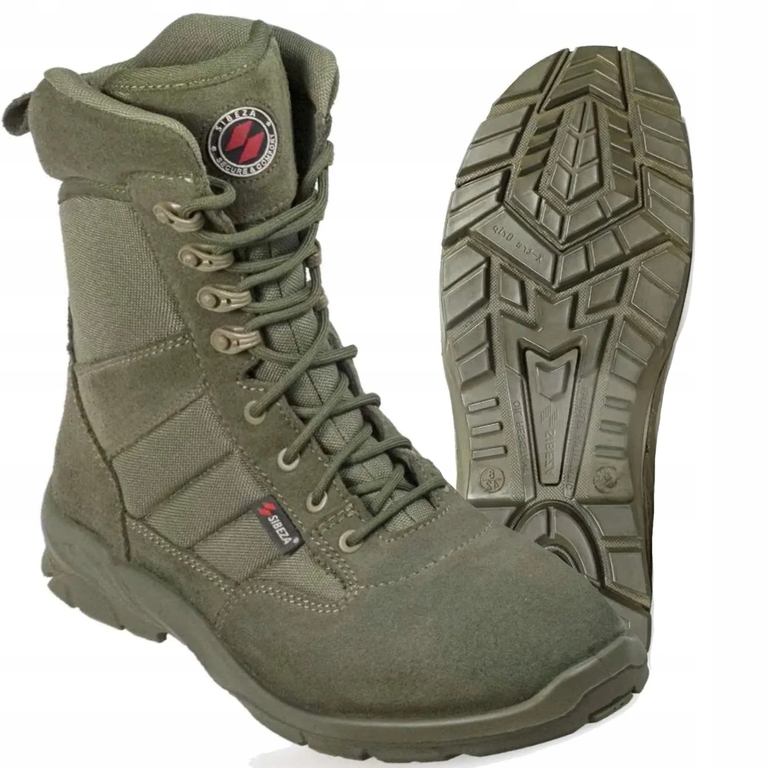 Sibeza Vojenské taktické boty Csg Olive velikost 42