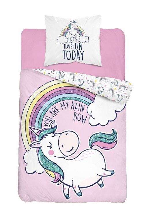 

140X200 Pościel Młodzieżowa Unicorn Jednorożec