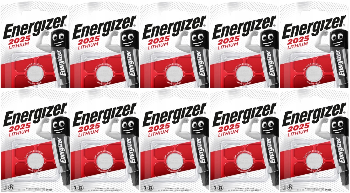 

10x Bateria litowa Energizer CR2025