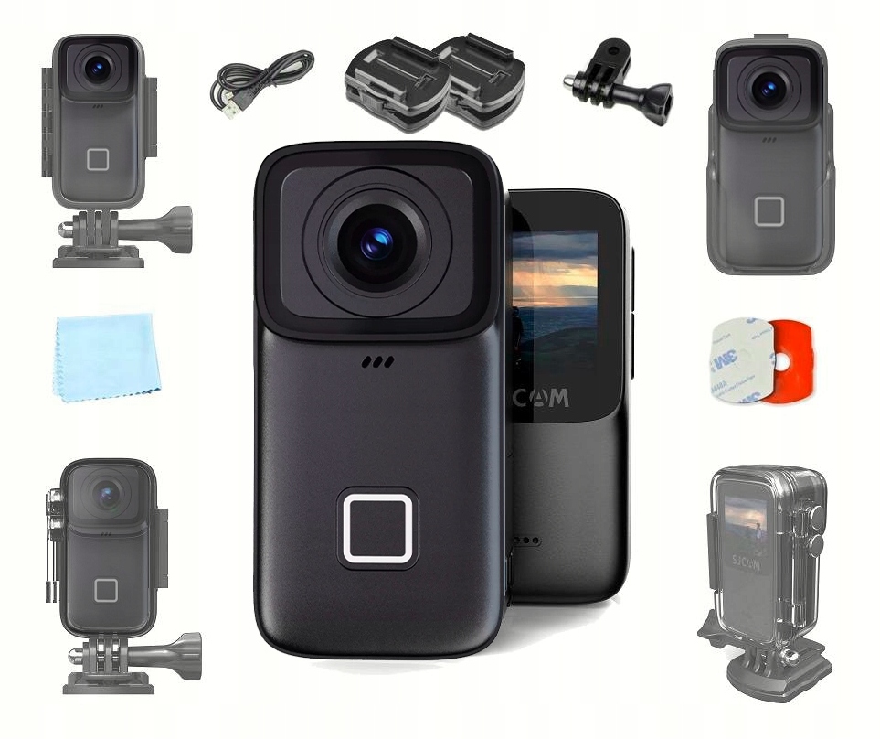 Kamera Sportowa Sjcam C200 Pro 4K Wifi IP68 Czarna