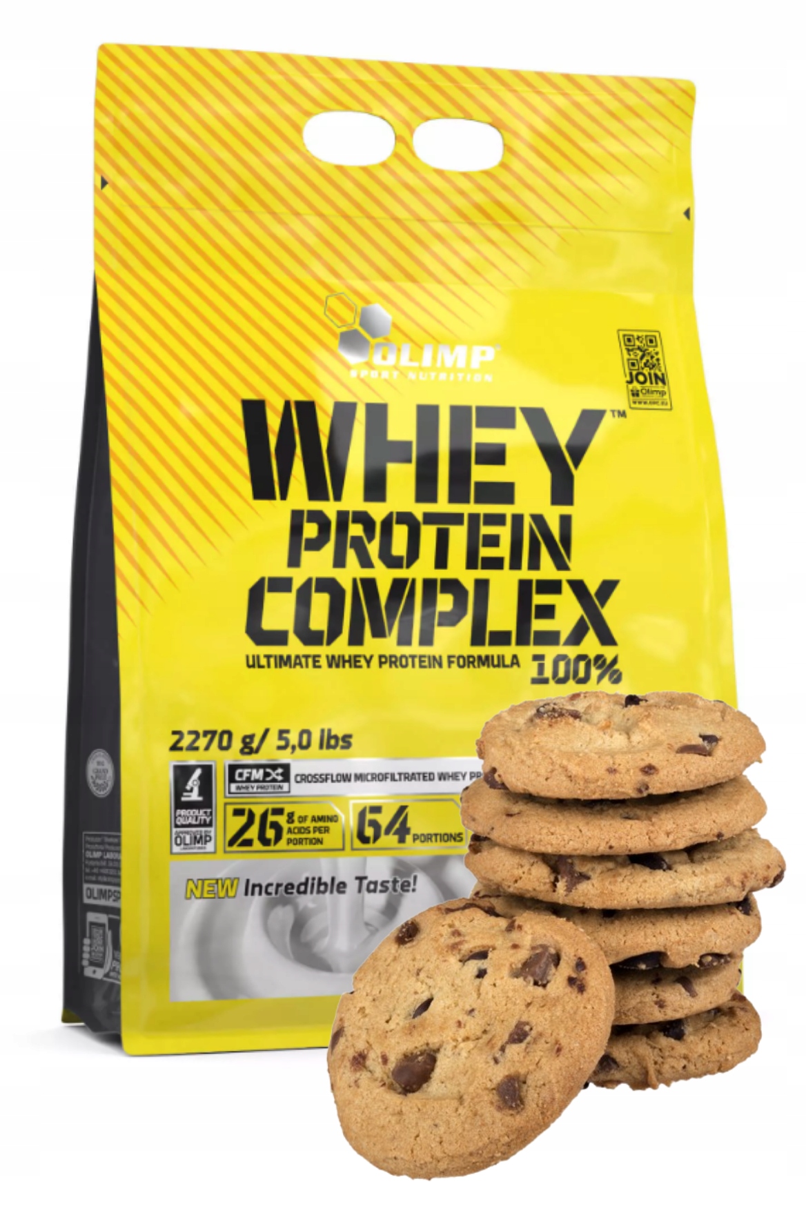 Olimp Whey Protein Complex 100% 2270g Cookies Cream Wpc Protein
