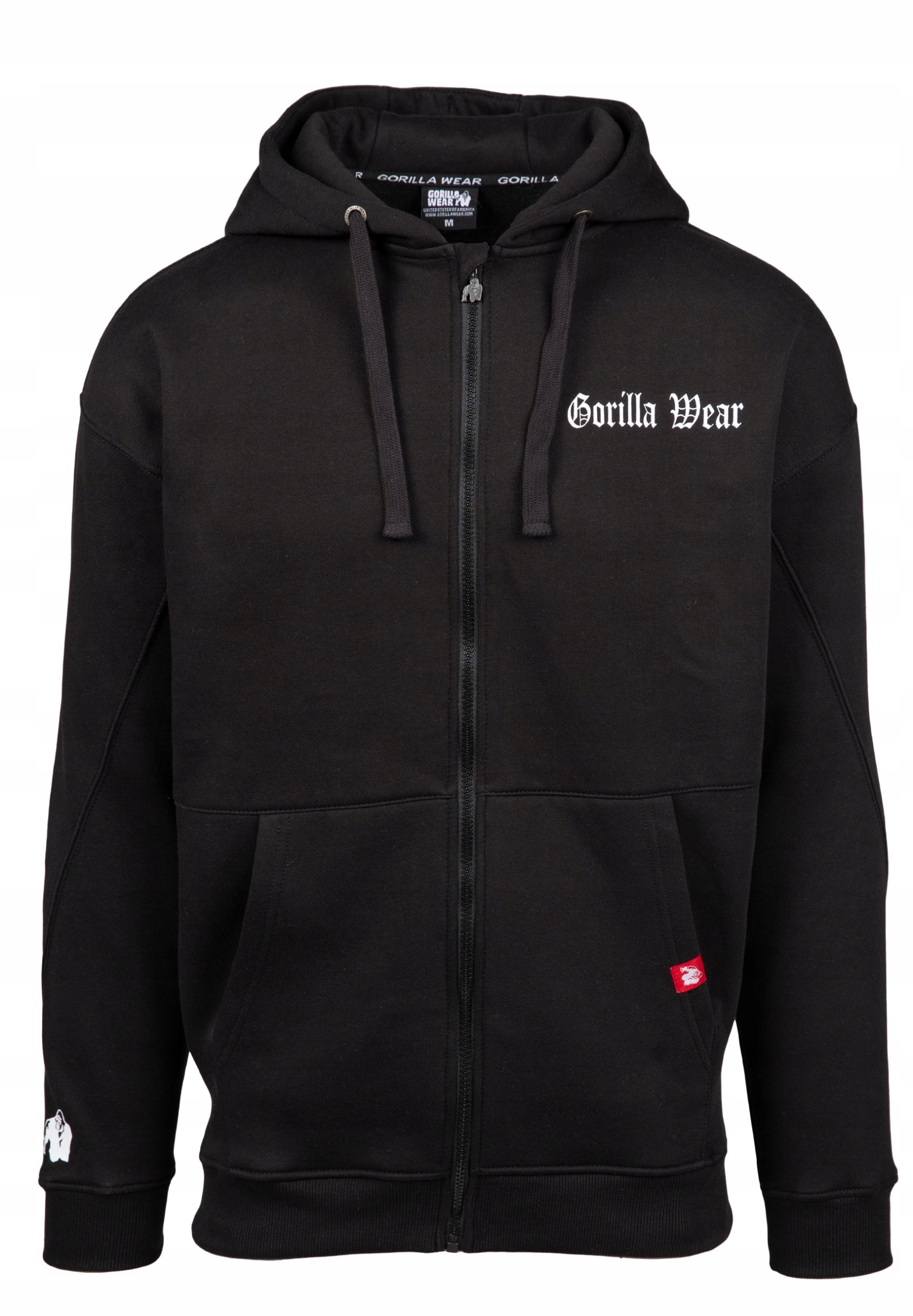 Gorilla Wear Bluza Rozpinana Z Kapturem Utah Black Czarna XL
