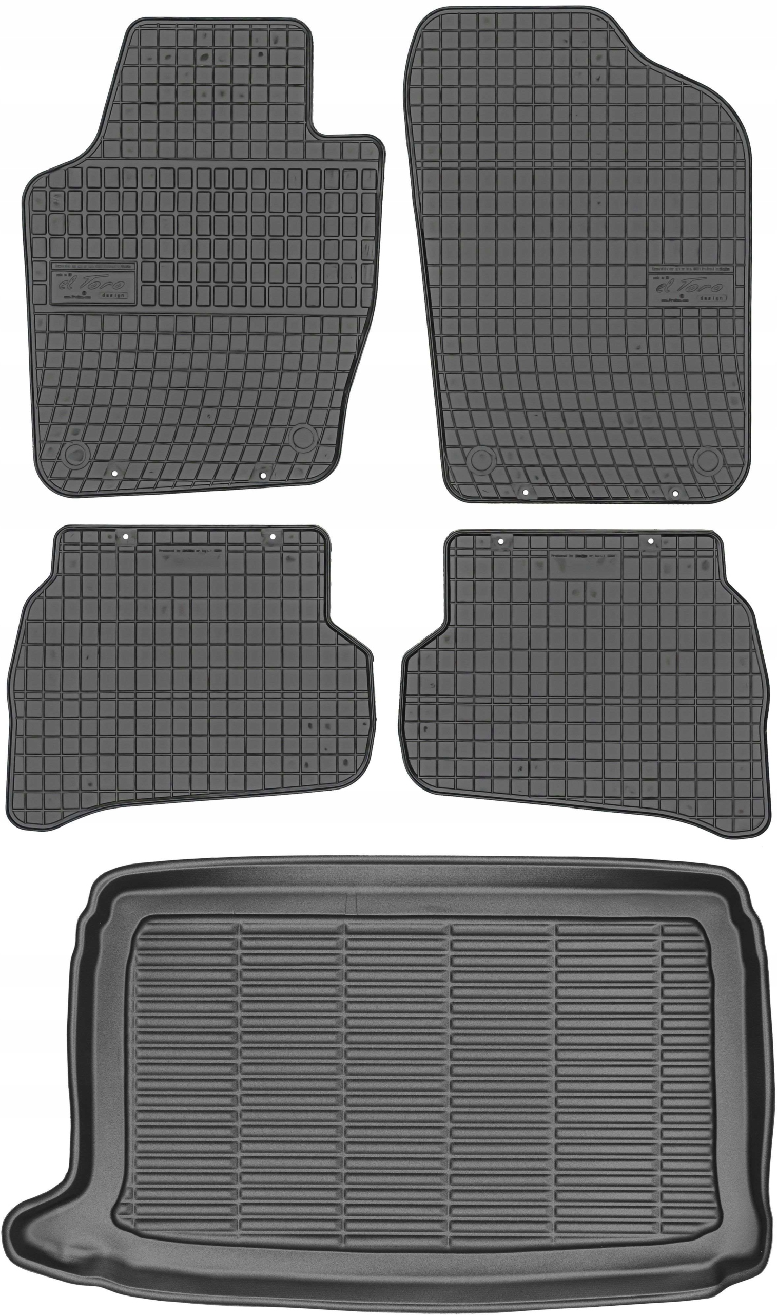 Vw Polo V Hatchback 09-17 Gumové rohože rohož