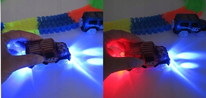 AUTO MAGIC TRACK DODATKOWY SAMOCHÓD DO TORU LED Marka inna