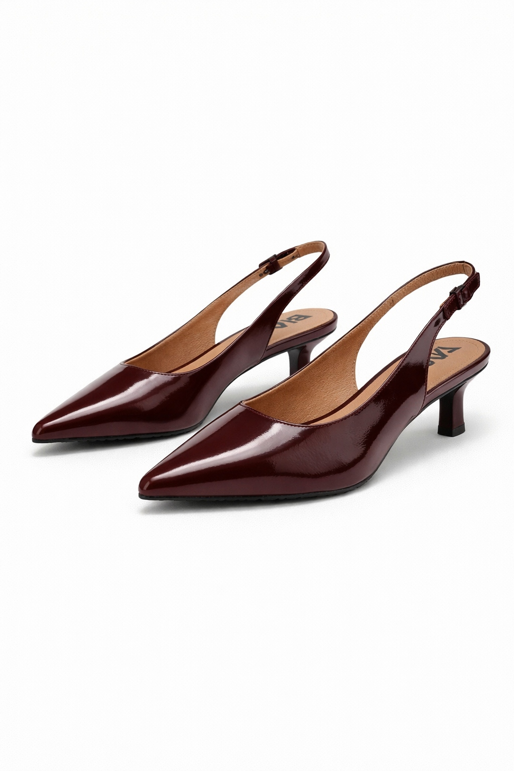 Bianco Vínově Lakované Lodičky S Špičatým Nosem 41 I4C