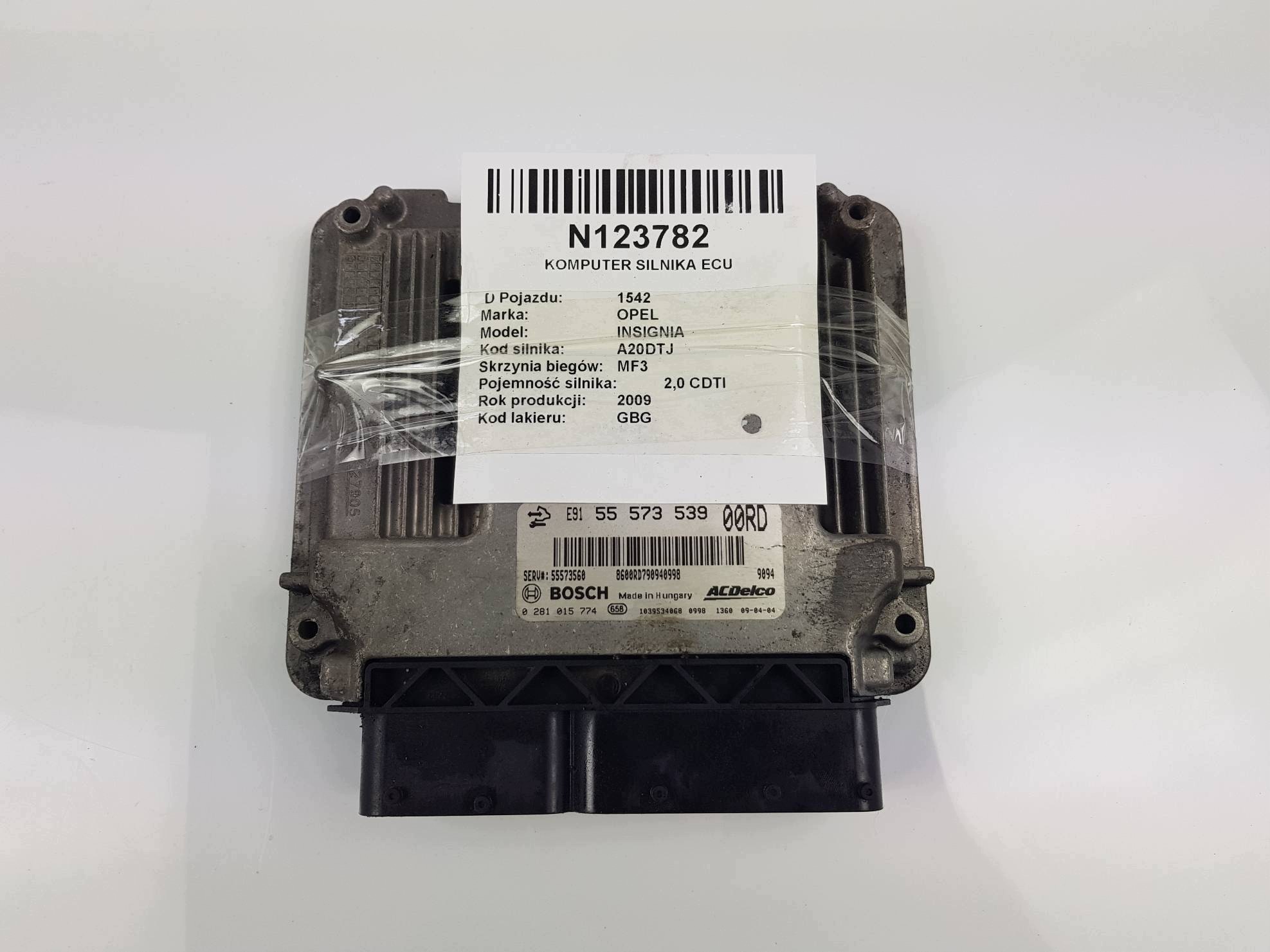 computer motore ECU 55573539 OPEL INSIGNIA A
