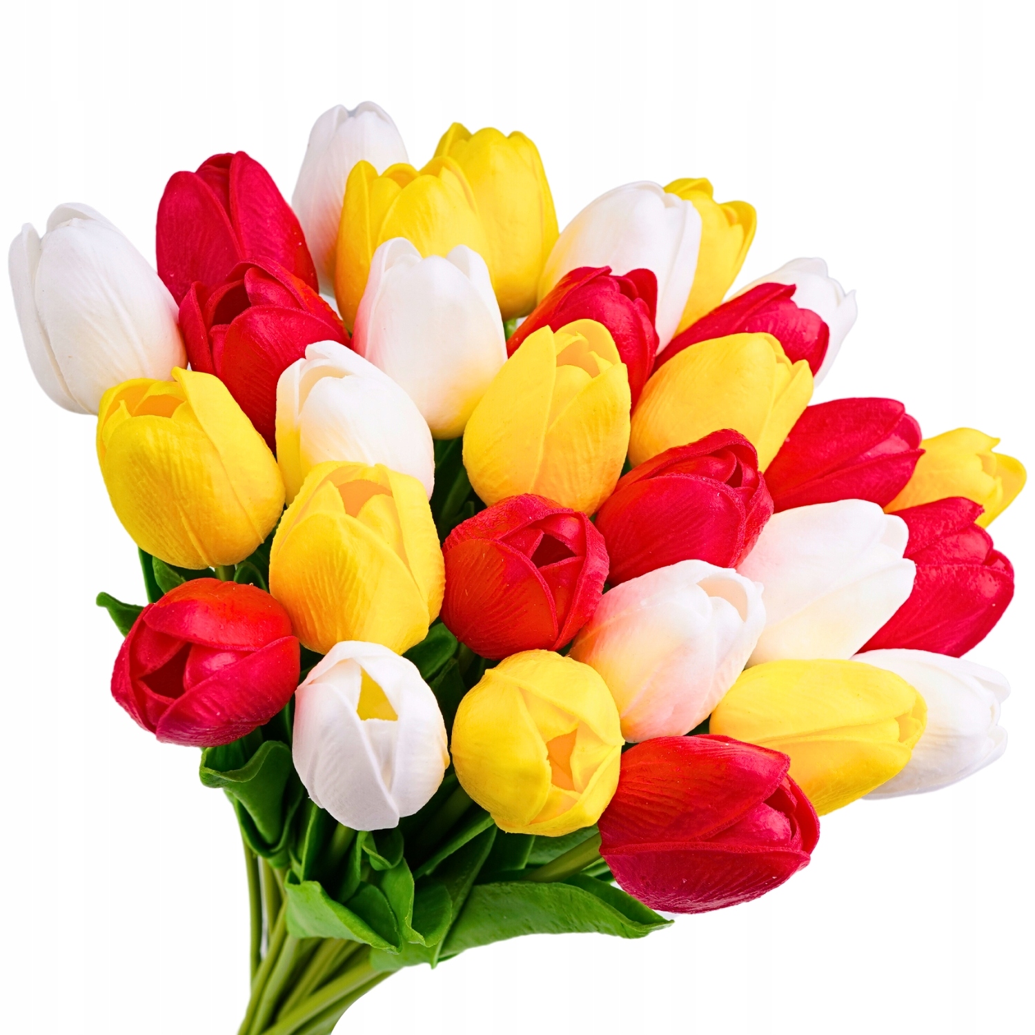 

Sztuczny Bukiet Tulipanów 30SZT. Gumowe Jak Żywe