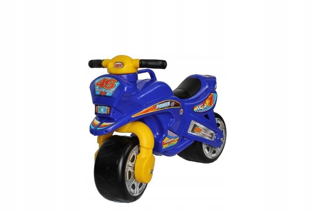 Jeździk biegowy Motorek niebieski